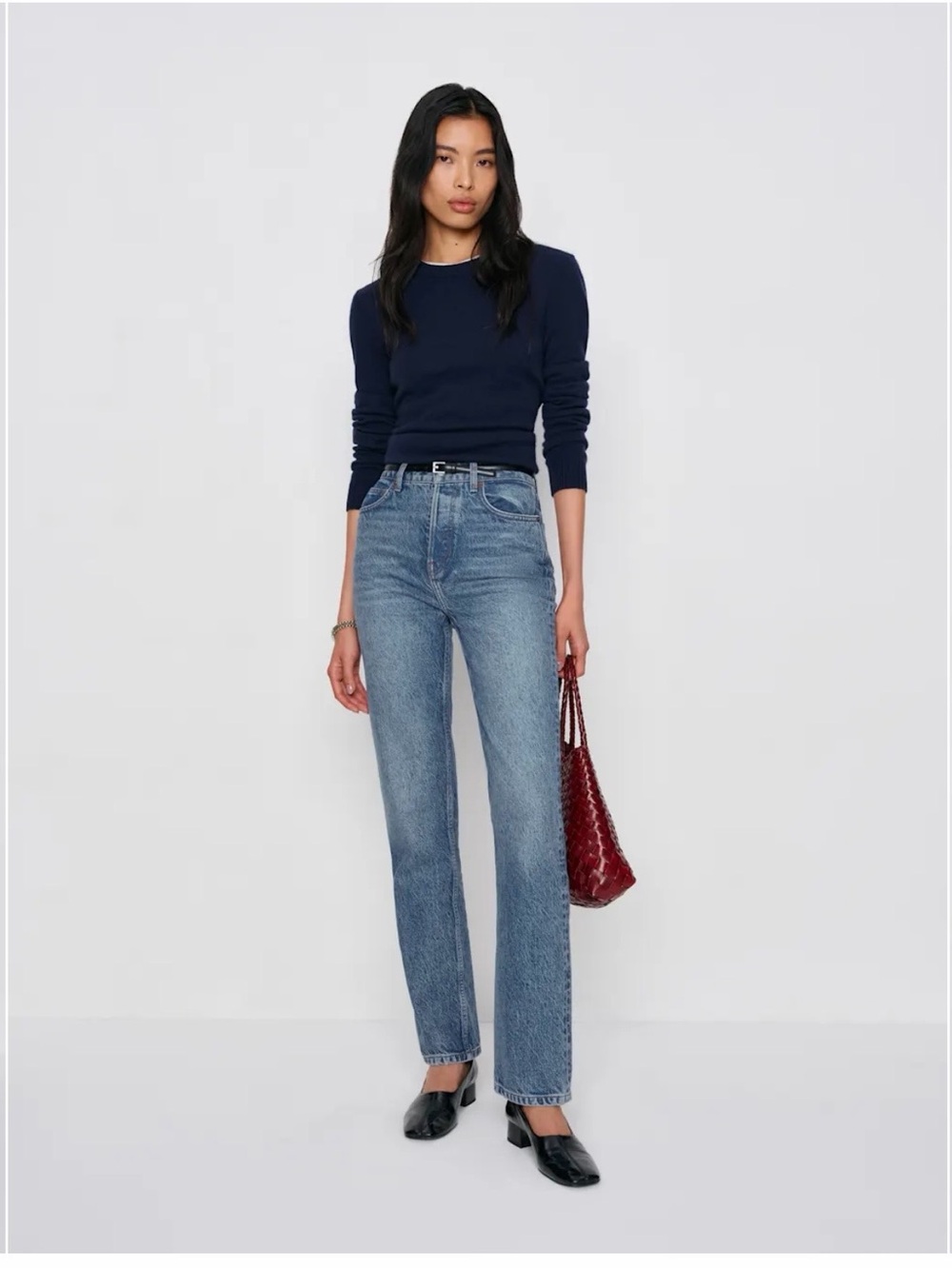 Reformation Cynthia High Rise Straight Jeans Size 23